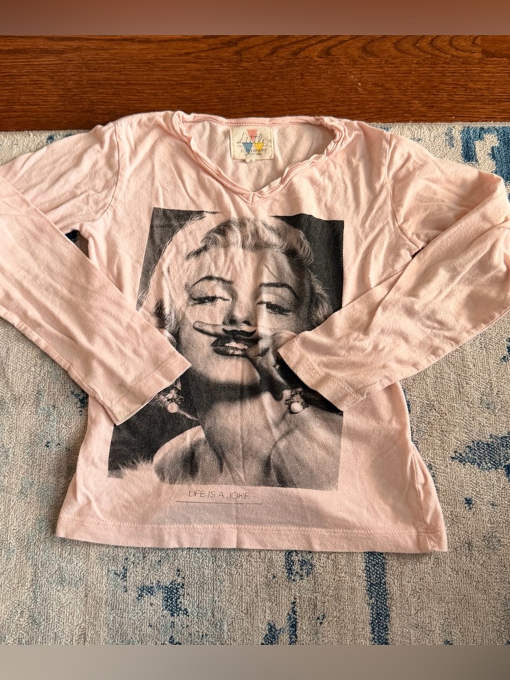 Little Eleven Paris Girl’s Tshirt Marilyn Monroe Size 8